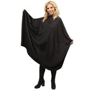 NWT ForPro Mega Crinkled Nylon Styling Cape Size 54” W x 60” L Color Black